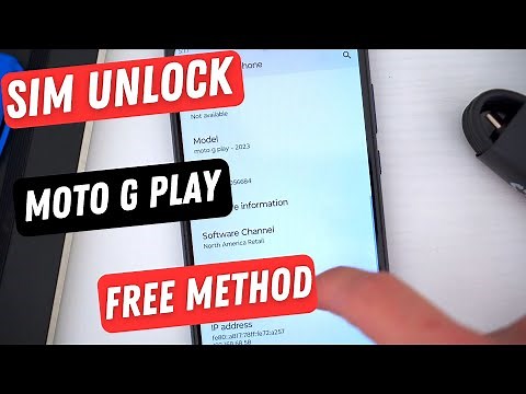 How to unlock Motorola Moto G Play free