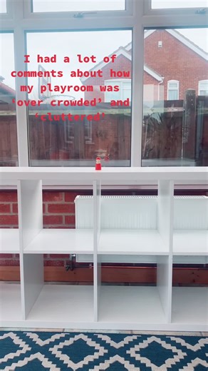 I just had to! 😂😂 (It’s cleaning day) #montessori #montessorimom #woodentoys #playroom #toys #earlyyears #playroomgoals #ecofriendly