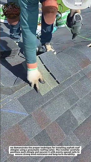 Roof Shingle Installation Technique – Clean and Secure Nailing!