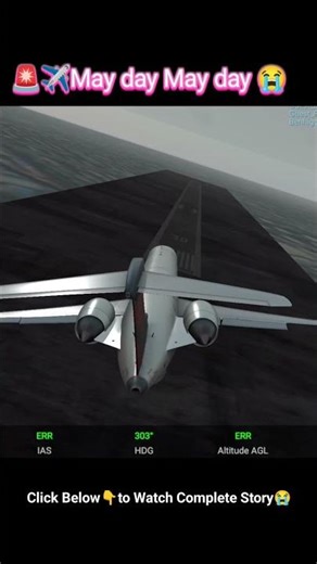 Try to Land softly🥺🛬 #iafplane #indiancaptain #mayday #crash #gaming #animation #aviation #shorts