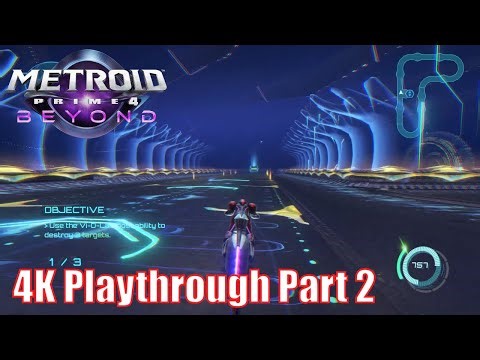 Metroid Prime 4 Playthrough pt2/7 | Volt Forge | 100% items | 4K