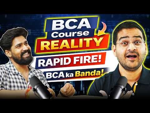 🔥BCA Course Reality Check! Rapid Fire with BCA Ka Banda! Reality of BCA #BCACourse #BCAJobs #BCA
