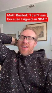 23K views · 4.4K reactions | Employers cannot use a non disclosure agreement (NDA) to silence you when they break the law! | Attorney Ryan | Facebook