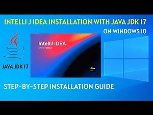 How to download & Install IntelliJ IDEA with Java JDK 17 on Windows 10 64 bit