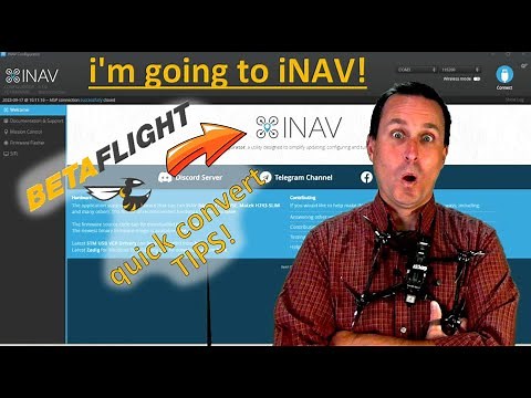 Leaving Betaflight! -- BF to INAV quick convert