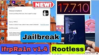 New Jailbreak Ios 17 7 10 Ios 17 With Ifrpra1n V1 4 For Windows Not Need Usb Boot A8 A11 Mp3 & Mp4 Download