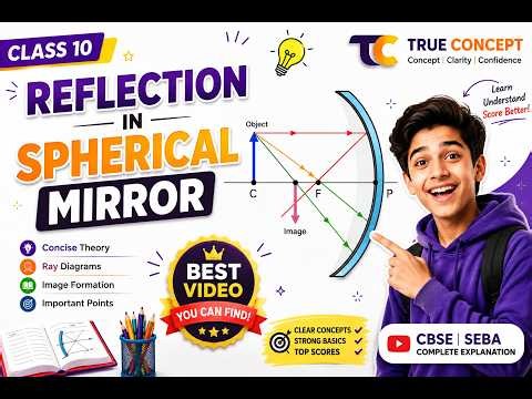 Reflection in Spherical Mirrors | Class 10 Science | CBSE & SEBA | Complete Explanation | Lecture 2