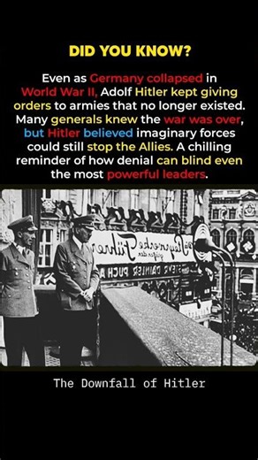 Hitler’s Final Delusion Before Germany Fell | WWII Facts #usa