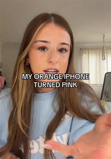 My orange iPhone already turned pink… 🫩 #grwm #grwmstorytime #grwmmakeup #storytime #satire