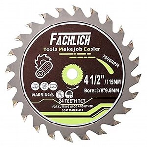 Circular Saw Blades,4-1/2" 115MM TCT Saw Blades for Cutting Wood Plastic 3/8 inch Arbor