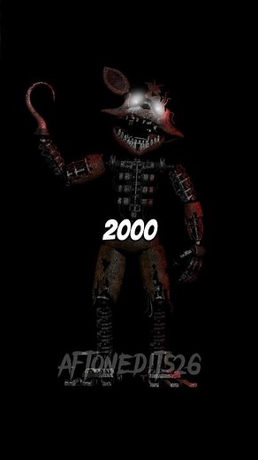 The Evolution of Foxy (1983-2040) #fnaf #fivenightsatfreddys #fnaflore #fnafedit #foxy