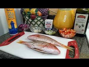 Oven Bake Red Snapper ‪@ChefDwight‬ ‪@crayspearfishingadventure‬ must try