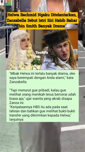 Helwa Bachmid, Zanzabella Sebut Istri Siri Habib Bahar bin Smith #shorts #feedshorts #masukberanda