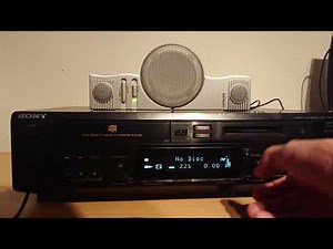 Sony MXD-D40 Compact Disc Minidisc Player - Demo with Sound