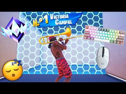 QUIERO SER UN PRO EN FORTNITE ASMR 🤩PICE CONTROL 1v1 | Keyboard & Mouse Sounds 😍360FPS 4K