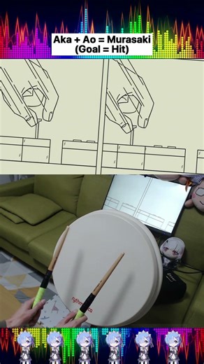 Aka❤️ Ao💙 Murasaki💜 (Single) - Bits & Bops with Drums 🥁