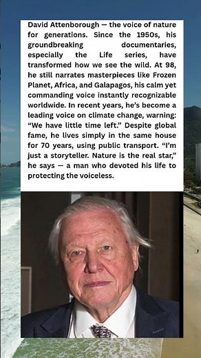 David Attenborough: The Voice That Speaks for Nature