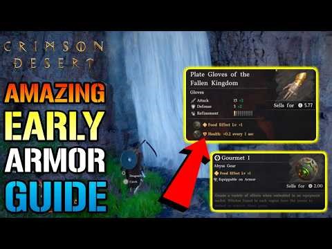 Crimson Desert: "Plate Gloves Of The Fallen Kingdom" Armor Guide! Don't MISS This Amazing Armor