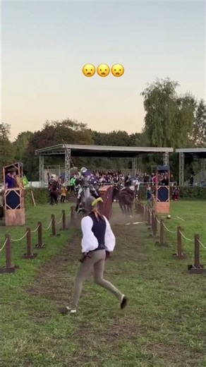 UNA LOCURA 😧😧😧 (via vasilevbern/IG) #jousting | ESPN Deportes