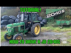 How to drive a John Deere 2040s?!?!tutorial