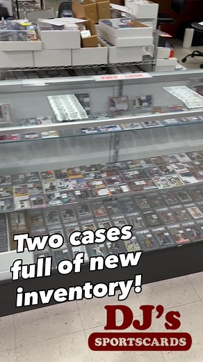 1.6K views · 108 reactions | Our two First Look cases are absolutely loaded! Be the first to see it all when we open at 10 AM tomorrow morning! | DJ's Sportscards | Facebook