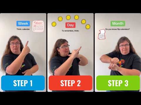 Tutorial: ASL Time Signs for Beginners | Easy-to-Memorize ASL