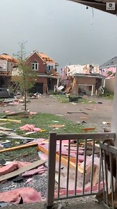 “The roof is gone!” Video shows a woman walking through her damaged home after a tornado reportedly touched down in Barrie, Ontario, about 50 miles north of Toronto. https://abcn.ws/36LULg1 | ABC News