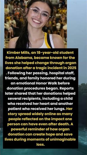 Teen Cheerleader’s Final Gift Helped Save Multiple Lives