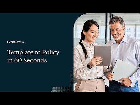 Template to Policy in 60 Seconds