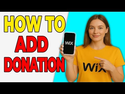 How To Add A Donation Form To Wix Website (Nonprofit Setup 2025)