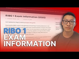 RIBO 1 Exam Information