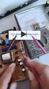 testing good and damaged diodes with an analog avometer #diode #fblifestyle #Electronics #solutions #Repair #SolderingTips #desoldering #CircuitGuide #capacitor #potentiometer | Sugeng Elko