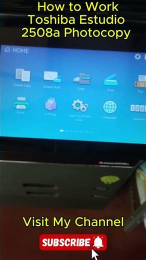 How work in toshiba 2508a photocopy machine #photocopy #photocopymachine #howtowork #toshiba2508a