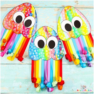 Easy Paper Jellyfish Craft