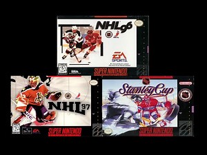 NHL 96, NHL 97 and NHL Stanley Cup for SNES
