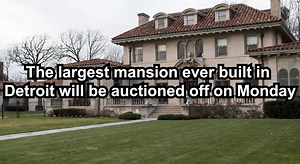 The largest mansion ever built in Detroit will be auctioned off on Monday after it was on sale for over a year. The Bishop Mansion is on two-acres in the historic Palmer Woods neighborhood and is over 31-thousand-square-feet. For 👇 More Michigan News https://www.michigannewssource.com | Michigan News Source