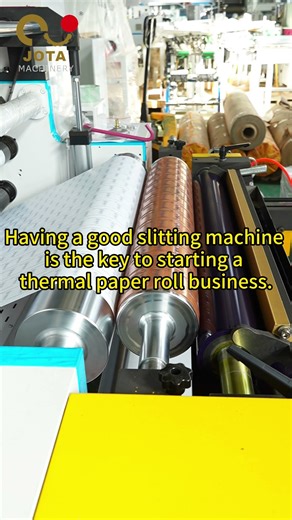 #shorts Having a good slitting machine is the key to starting a thermal paper roll business.