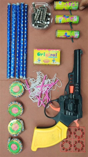 Diwali Crackers 🧨 Rocket - dhaga bom - diwali gun - fuljhadi pataka #fireworks