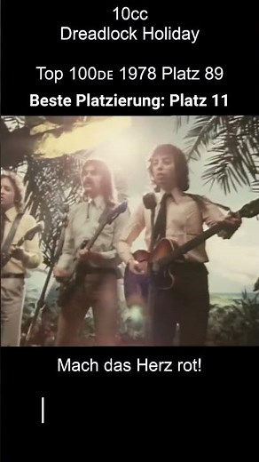 🎶Dreadlock Holiday – Der Reggae-Pop-Hit von 10cc aus 1979! 🎶 #doktor_spike #70ermusik #music #rock