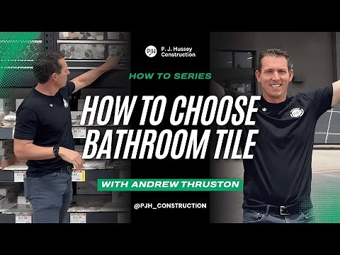 How to Choose Bathroom Tile | Floor & Decor Walkthrough with Andrew Thruston