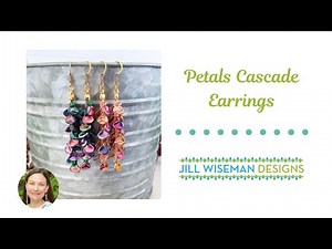 Free Project: Petals Cascade Earrings by Danielle Wickes (SuperDuos)