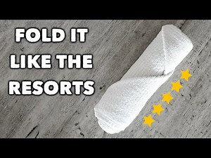 How to Fold Towel Into a Roll Like a Hotel