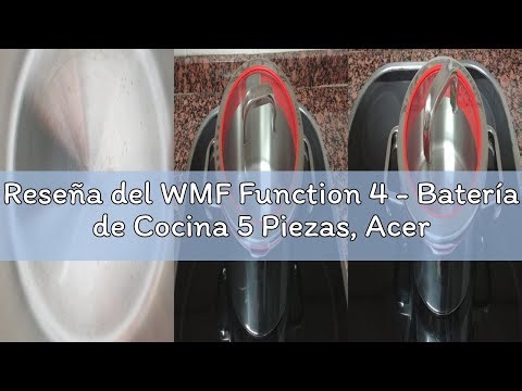 Reseña del WMF Function 4 - Batería de Cocina 5 Piezas, Acero Inoxidable Apto para Inducción, 1 cace