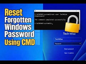 Reset Forgotten Windows Password Without Any Tools (No USB Needed!)
