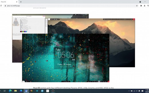 2021年最值得一试的基于Archlinux的发行版：PeuxOS，软件开发，日常办公都有极致适配