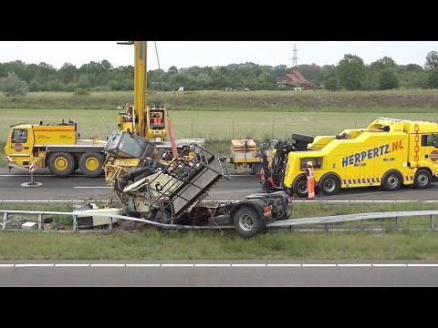 Rescuing Trucking Disaster With Excavator & Cranes ! Heavy Equipment Recovery Compilation