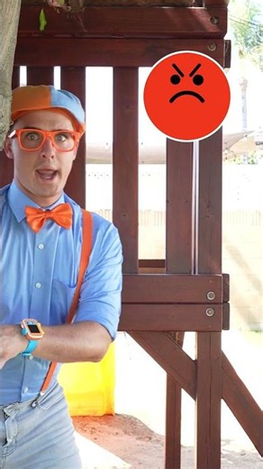 Shocked 😱 Nervous 😬 Sad 🥲 Angry 😡 Happy 😄 #emotions #blippi