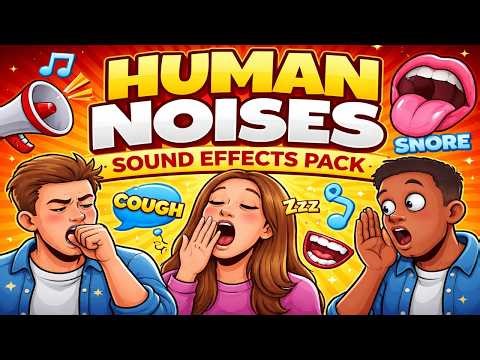 11 Human Noises Pack - Sound Effects