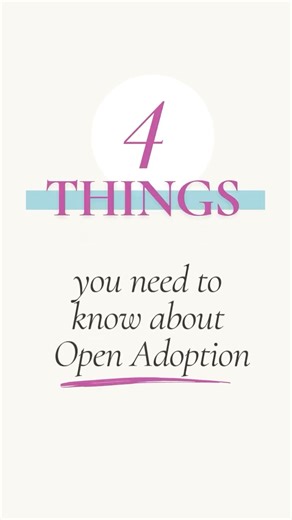 Open adoption is built on love, trust, and connection