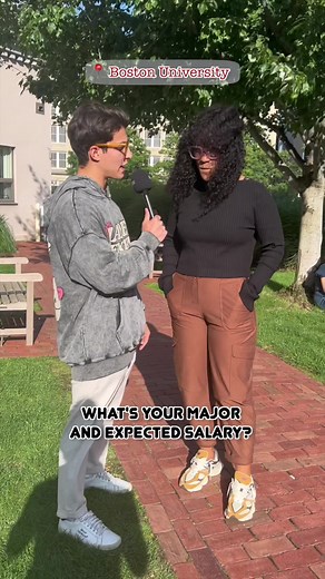 Asking BU students about their major and expected salary 💰 #student #college #bu #bostonuniversity #manonthestreet #streetinterview